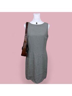 vintage gingham plaid mini dress